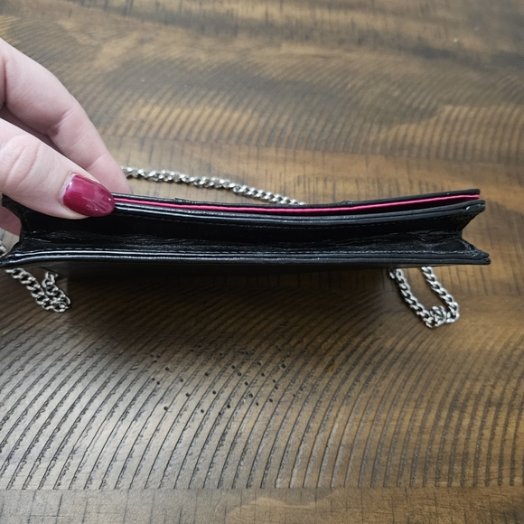 Coach Black Patent Leather Convertible Clutch Crossbody Bag - Picture 3 of 6